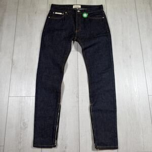 Essentials Jeans Men's 30x30 Fear Of God Raw Taper Zipper Japanese Denim